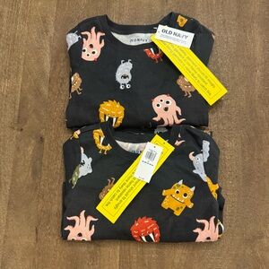 TWIN BUNDLE Set of 2 Monster Pajamas - 3T